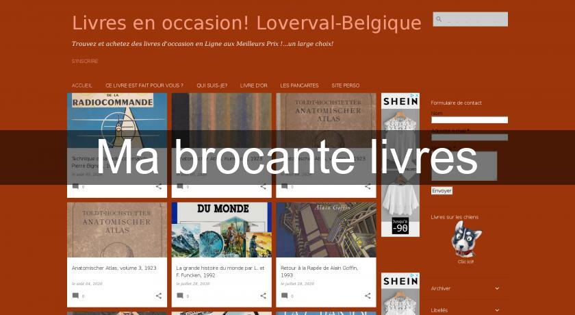 Ma brocante livres Ma brocante livres