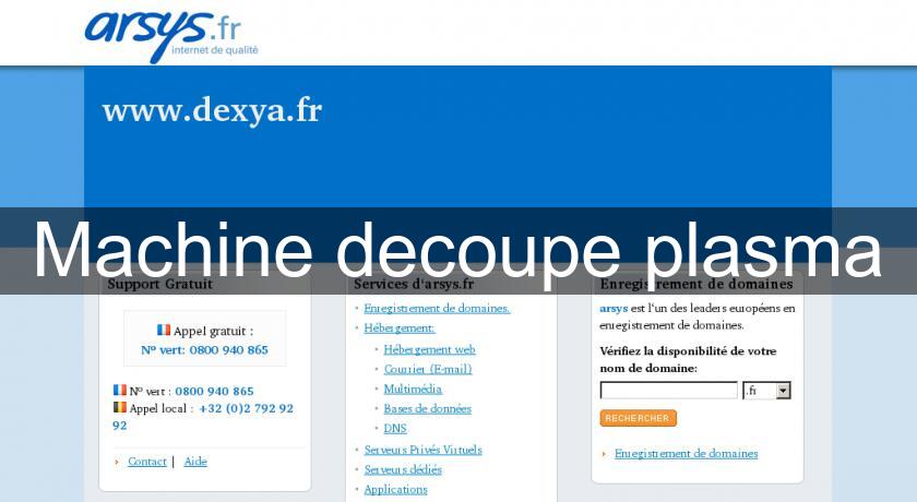 Machine decoupe plasma Machine decoupe plasma