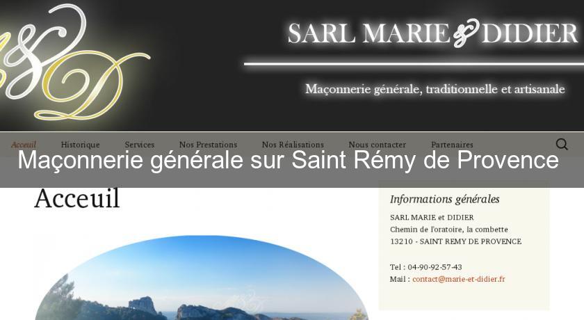 Maçonnerie générale sur Saint Rémy de Provence Maçonnerie générale sur Saint Rémy de Provence