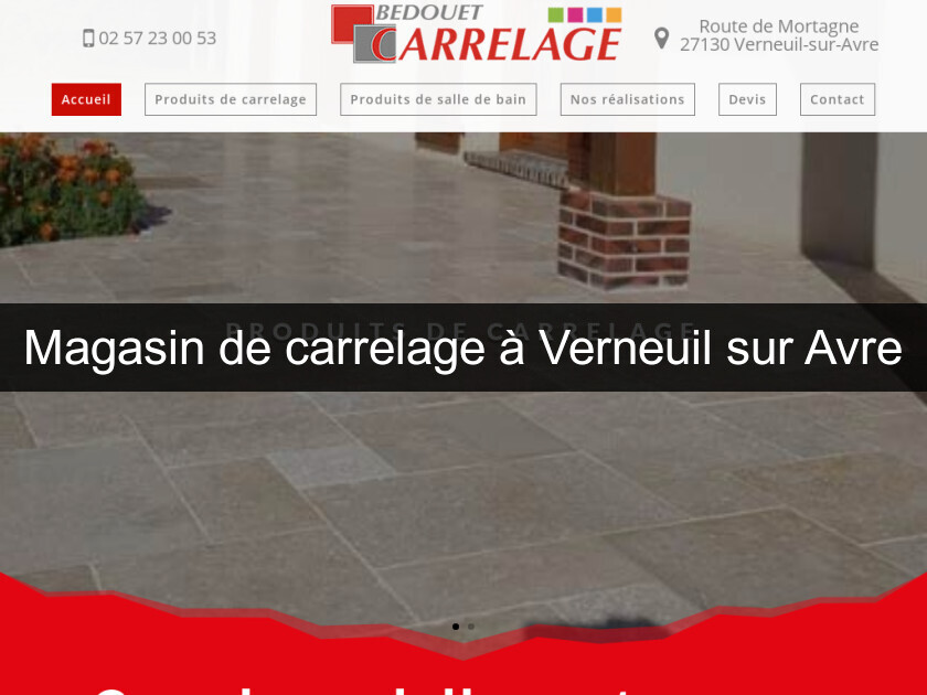 Magasin de carrelage à Verneuil sur Avre