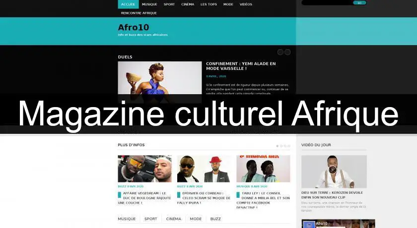 Magazine culturel Afrique