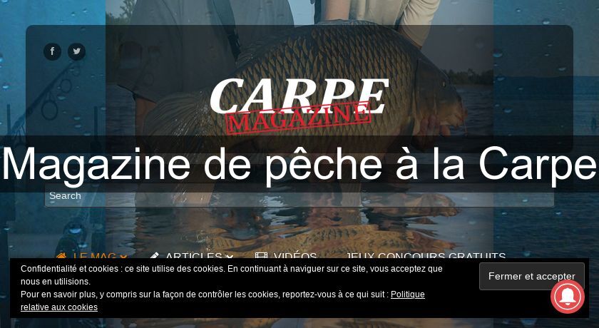 Magazine de pêche à la Carpe Magazine de pêche à la Carpe