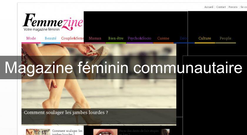 Magazine féminin communautaire Magazine féminin communautaire