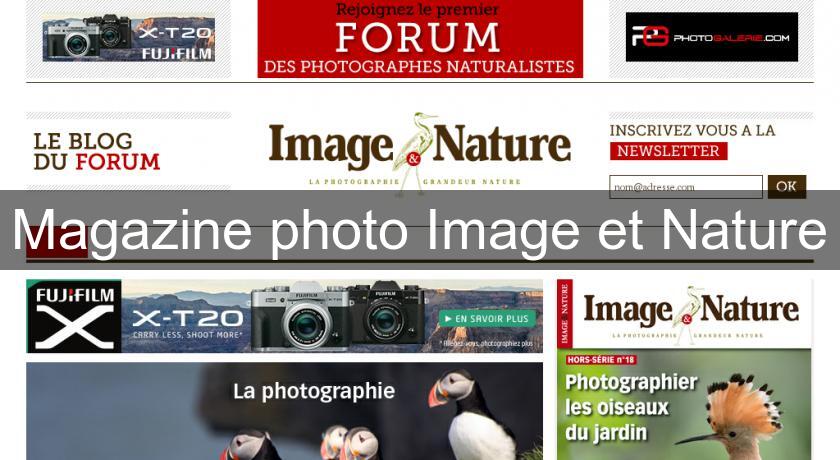 Magazine photo Image et Nature