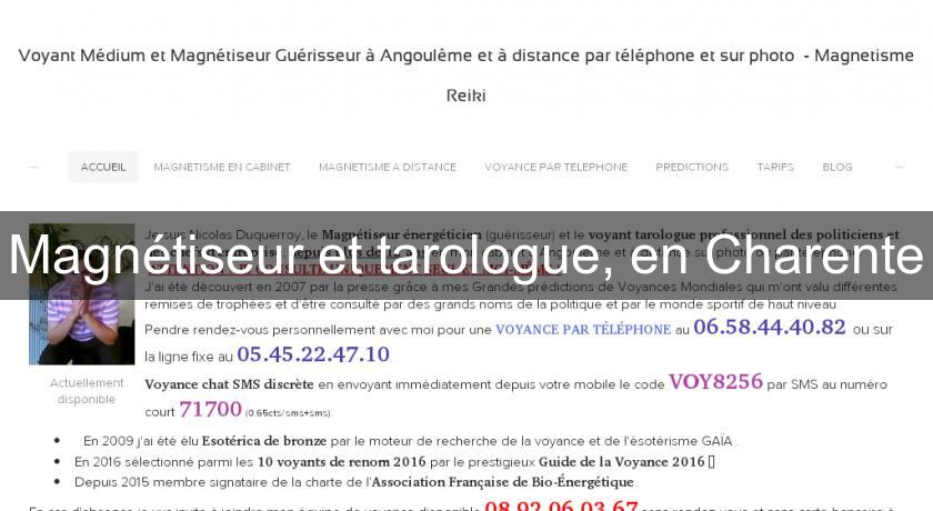 Magnétiseur et tarologue, en Charente Magnétiseur et tarologue, en Charente