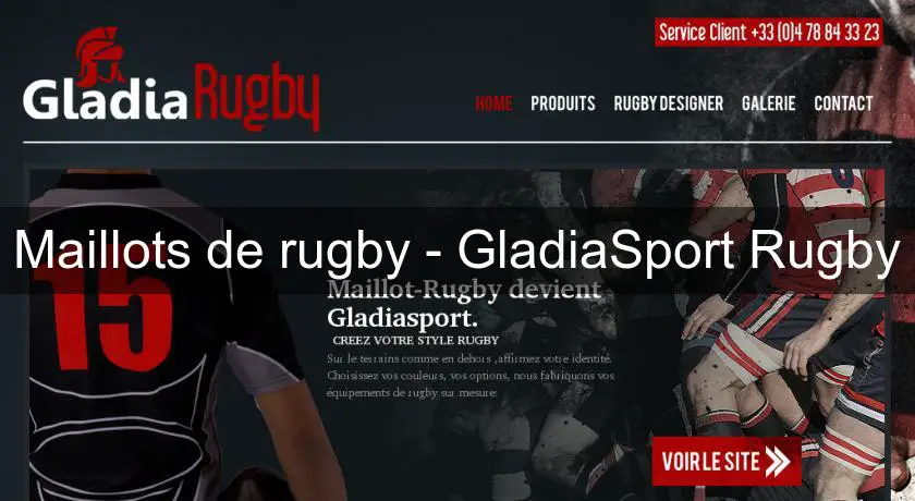 Maillots de rugby - GladiaSport Rugby