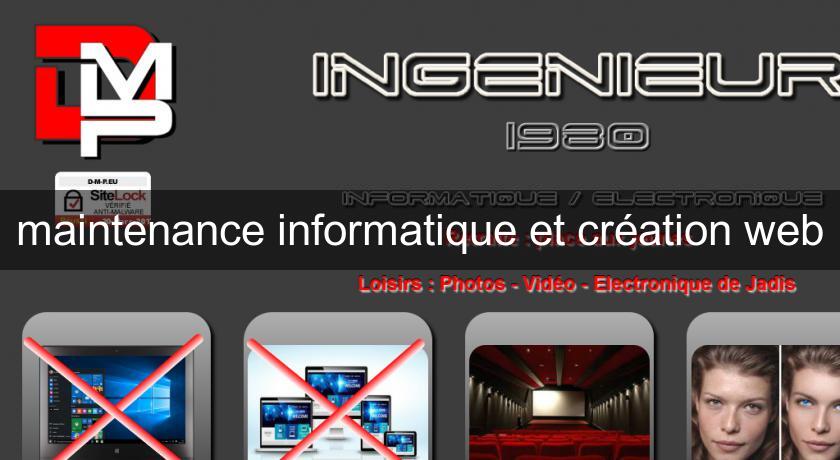 maintenance informatique et création web