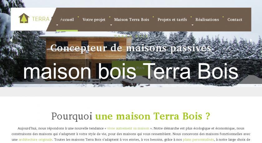 maison bois Terra Bois maison bois Terra Bois