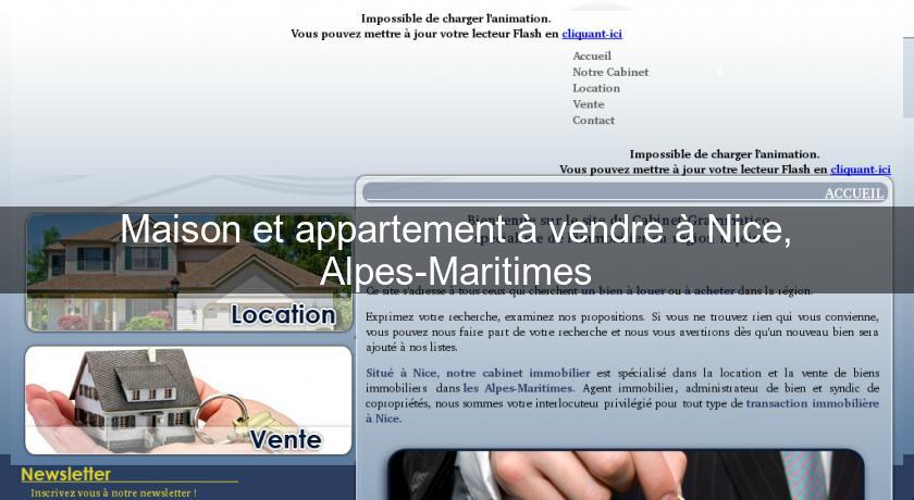 Maison et appartement à vendre à Nice, Alpes-Maritimes Maison et appartement à vendre à Nice, Alpes-Maritimes