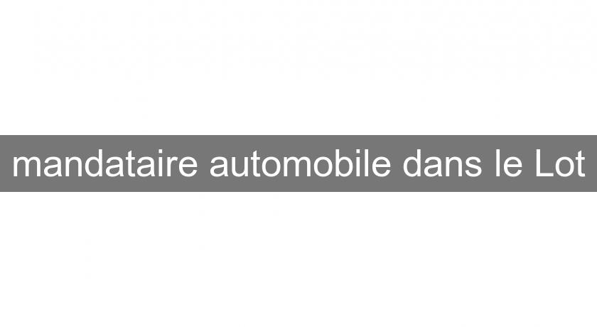 mandataire automobile dans le Lot