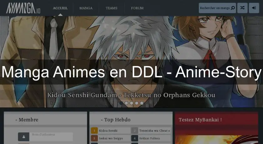 Manga Animes en DDL - Anime-Story