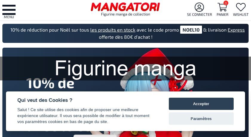 Mangatori : figurines manga