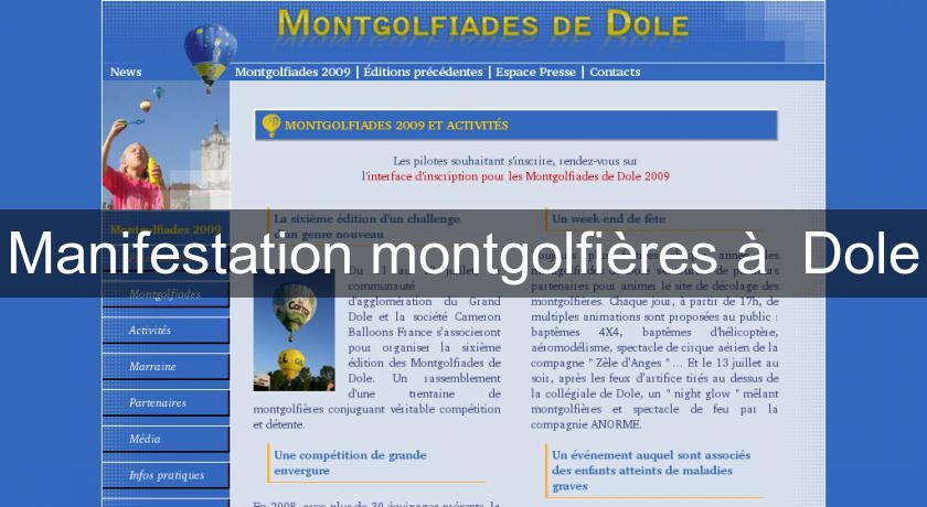 Manifestation montgolfières à Dole Manifestation montgolfières à Dole