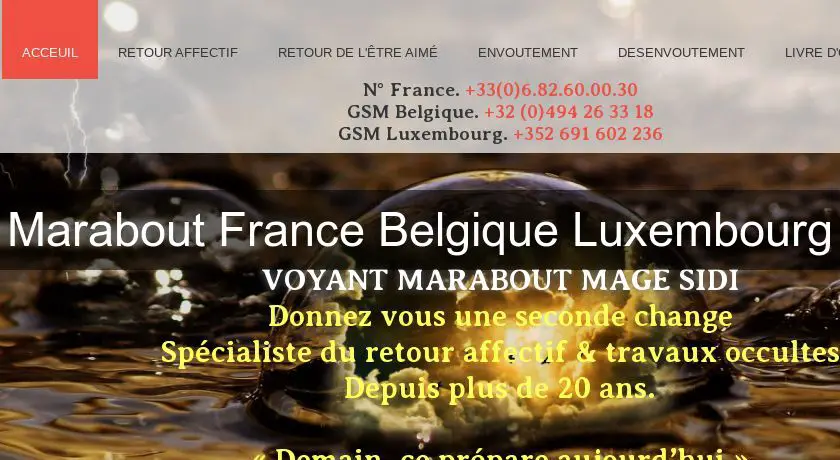 Marabout France Belgique Luxembourg