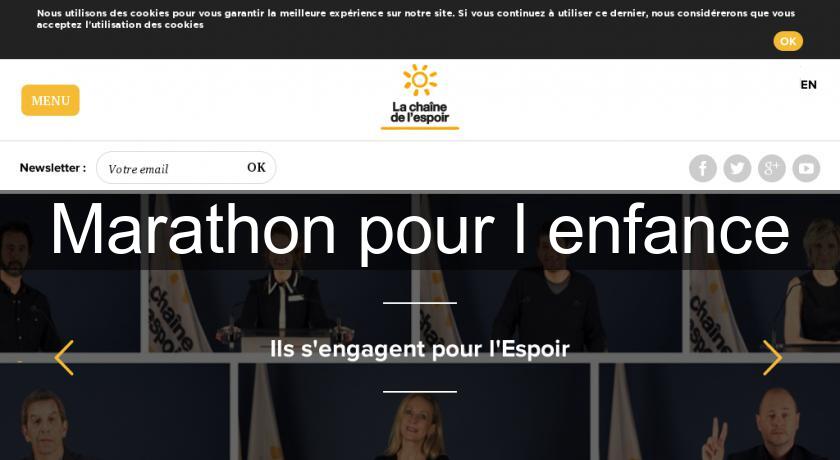 Marathon pour l'enfance Marathon pour l'enfance