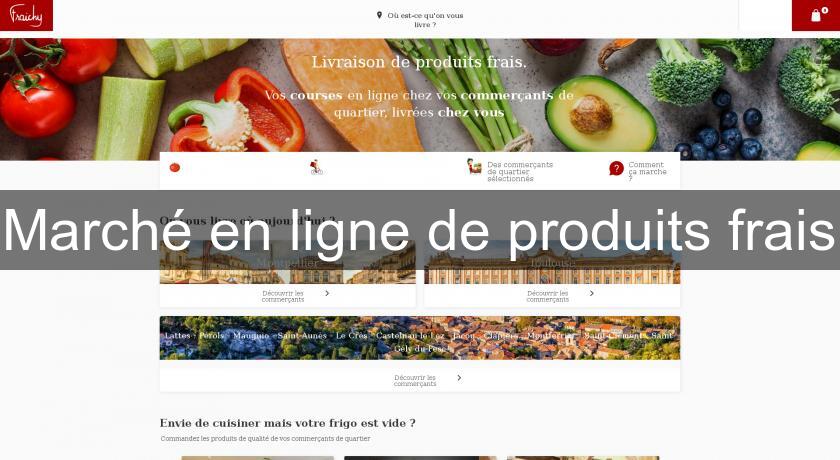 Marché en ligne de produits frais Marché en ligne de produits frais