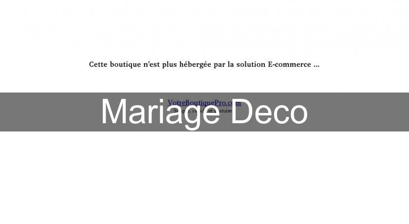 Mariage Deco
