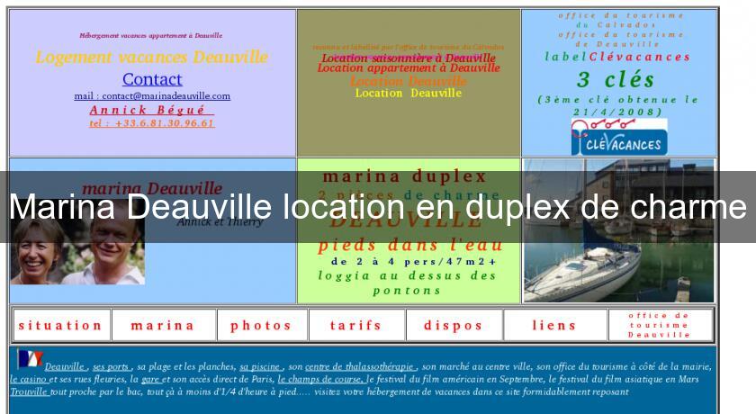 Marina Deauville location en duplex de charme Marina Deauville location en duplex de charme