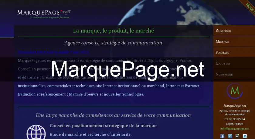 MarquePage.net