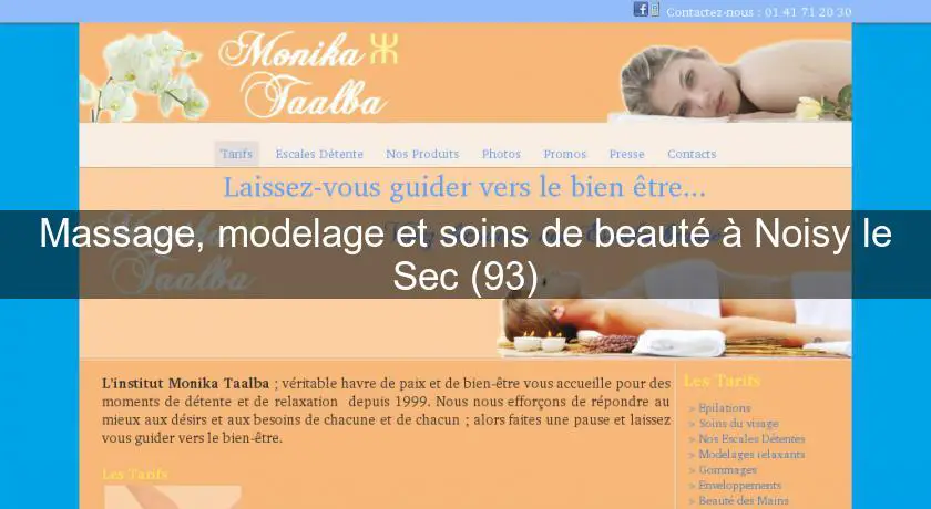 Massage, modelage et soins de beauté à Noisy le Sec (93)