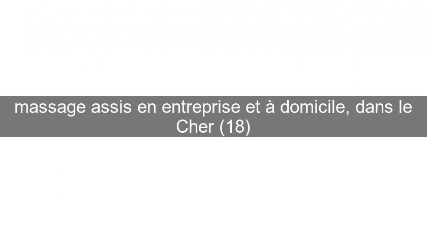 massage assis en entreprise et à domicile, dans le Cher (18) massage assis en entreprise et à domicile, dans le Cher (18)