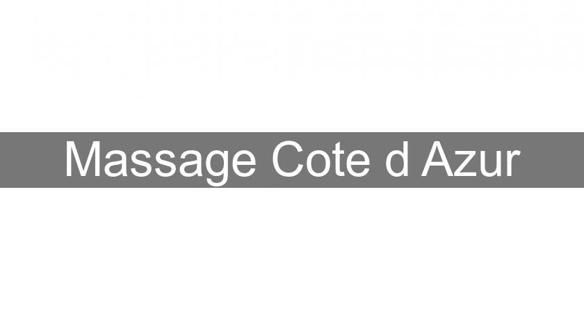 Massage Cote d'Azur