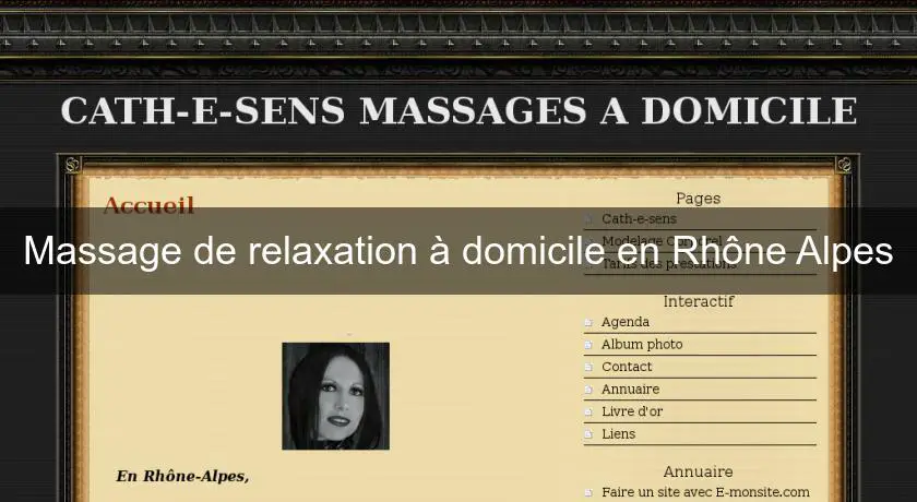 Massage de relaxation à domicile en Rhône Alpes