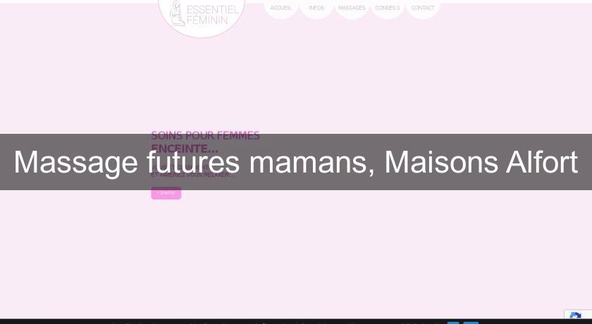Massage futures mamans, Maisons Alfort