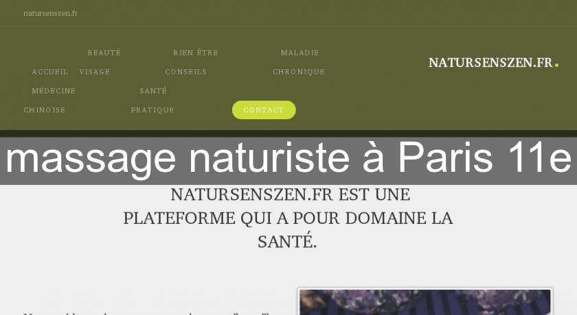 massage naturiste à Paris 11e massage naturiste à Paris 11e