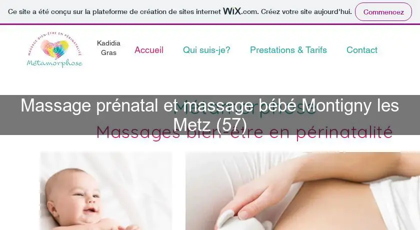 Massage prénatal et massage bébé Montigny les Metz (57)