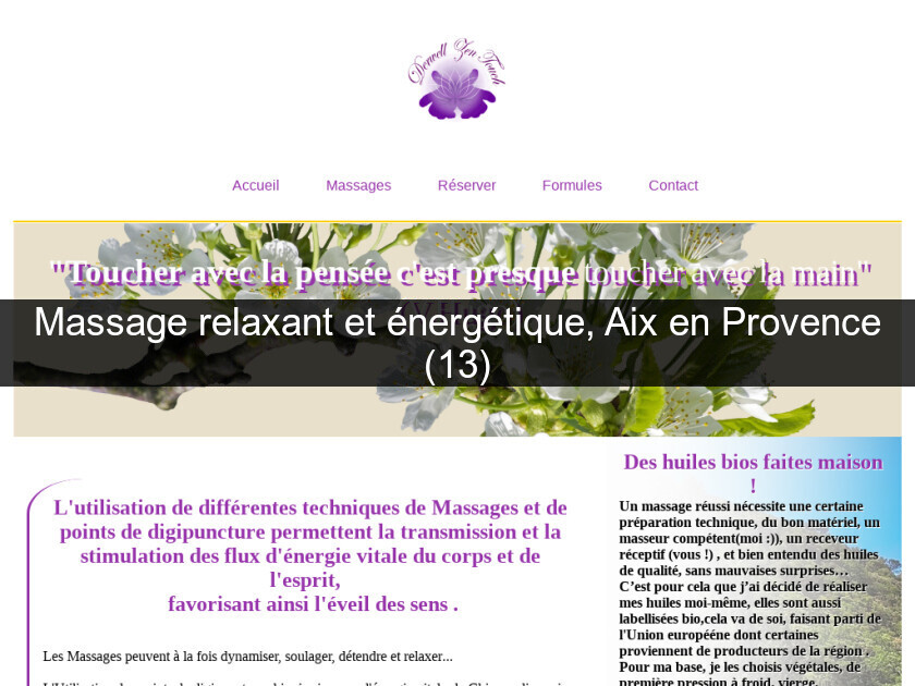 Massage relaxant et énergétique, Aix en Provence (13) Massage relaxant et énergétique, Aix en Provence (13)