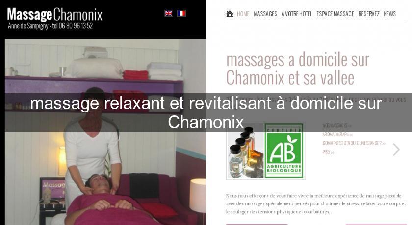 massage relaxant et revitalisant à domicile sur Chamonix massage relaxant et revitalisant à domicile sur Chamonix