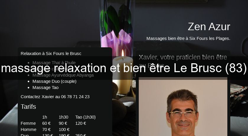 massage relaxation et bien être Le Brusc (83) massage relaxation et bien être Le Brusc (83)