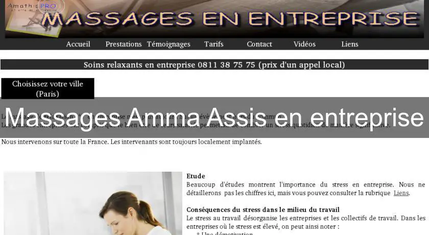 Massages Amma Assis en entreprise