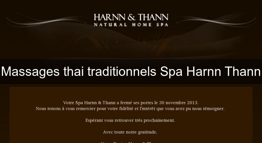 Massages thai traditionnels Spa Harnn Thann Massages thai traditionnels Spa Harnn Thann