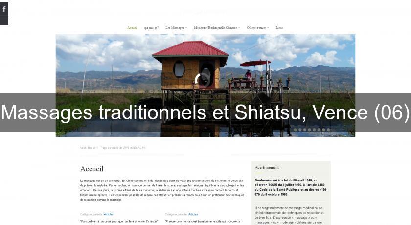 Massages traditionnels et Shiatsu, Vence (06) Massages traditionnels et Shiatsu, Vence (06)