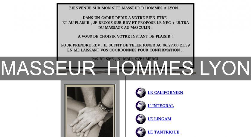 MASSEUR  HOMMES LYON