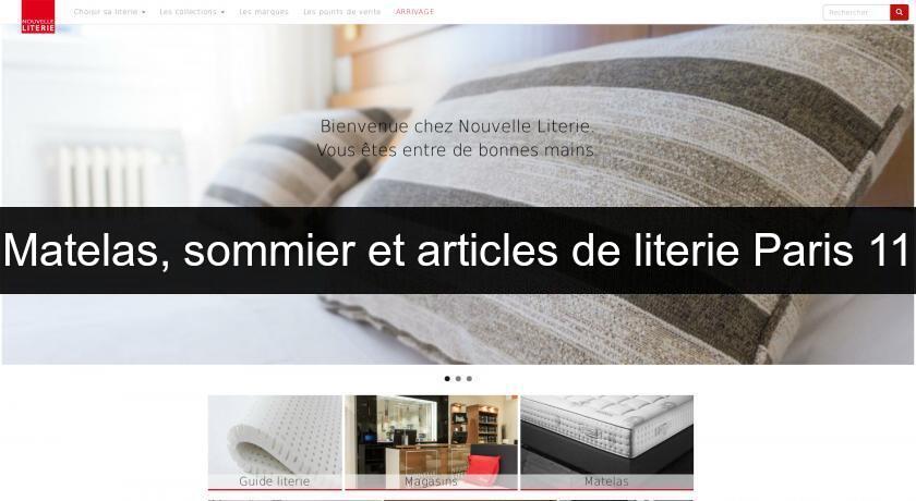 Matelas, sommier et articles de literie Paris 11