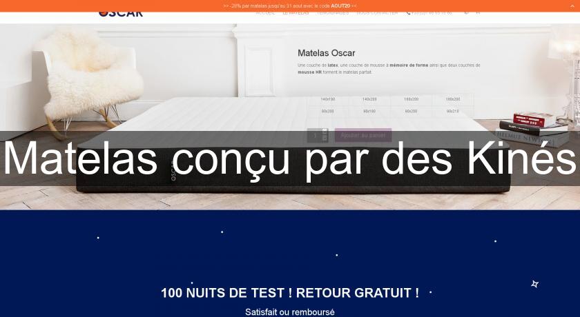 Matelas conçu par des Kinés Matelas conçu par des Kinés