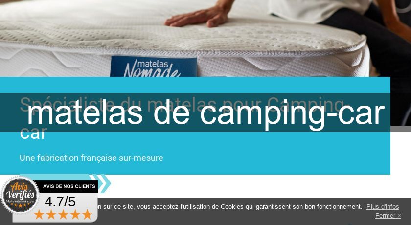 matelas de camping-car