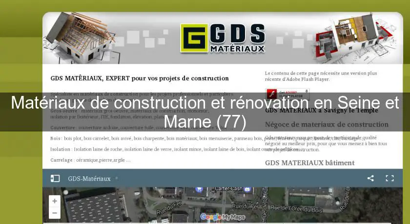 Matériaux de construction et rénovation en Seine et Marne (77)