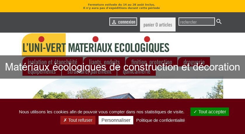 Matériaux écologiques de construction et décoration