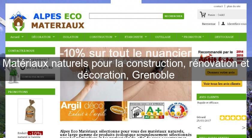 Matériaux naturels pour la construction, rénovation et décoration, Grenoble Matériaux naturels pour la construction, rénovation et décoration, Grenoble