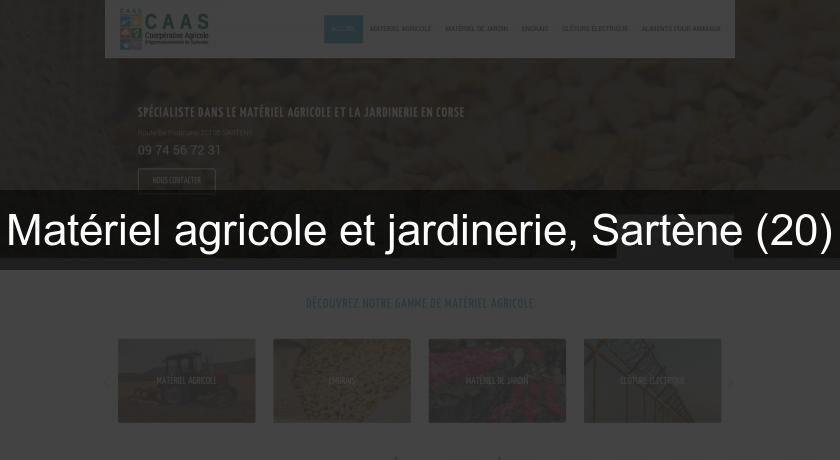 Matériel agricole et jardinerie, Sartène (20) Matériel agricole et jardinerie, Sartène (20)