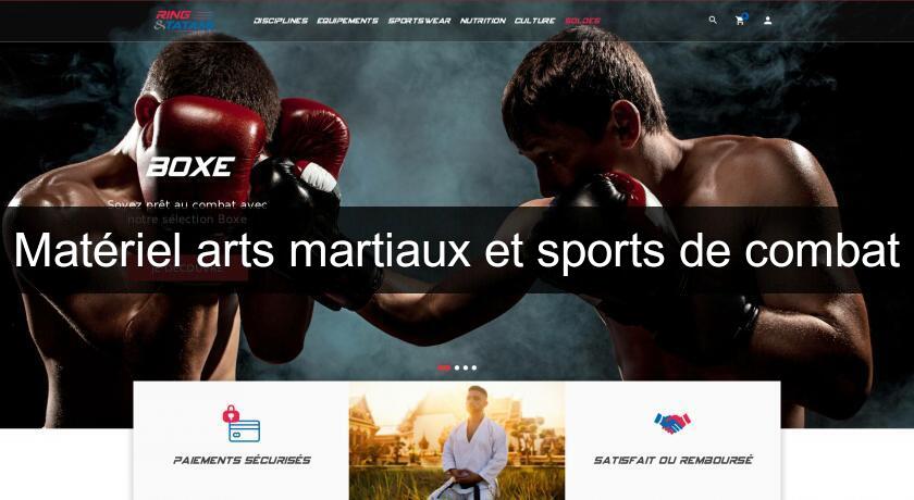 Matériel arts martiaux et sports de combat Matériel arts martiaux et sports de combat