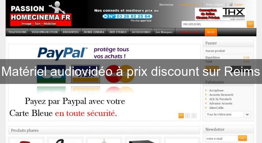 Matériel audiovidéo à prix discount sur Reims