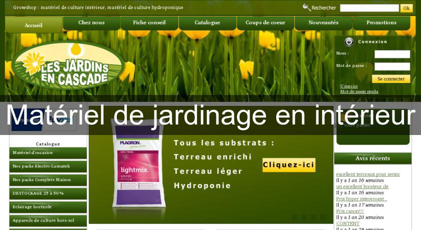 Matériel de jardinage en intérieur Matériel de jardinage en intérieur