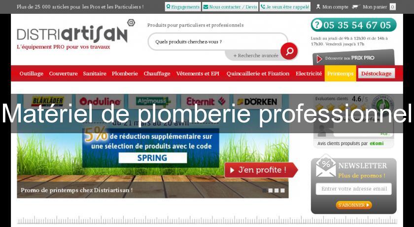 Matériel de plomberie professionnel Matériel de plomberie professionnel