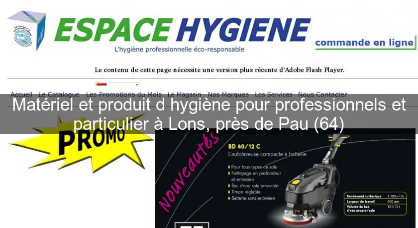 Matériel et produit d'hygiène pour professionnels et particulier à Lons, près de Pau (64)