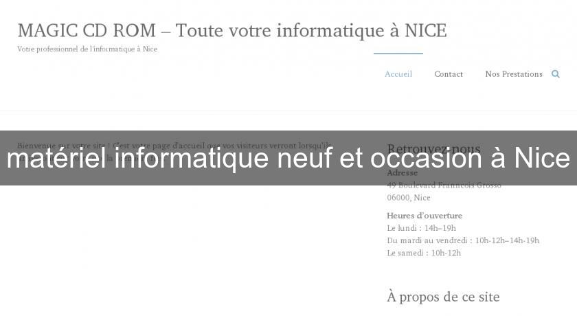 matériel informatique neuf et occasion à Nice